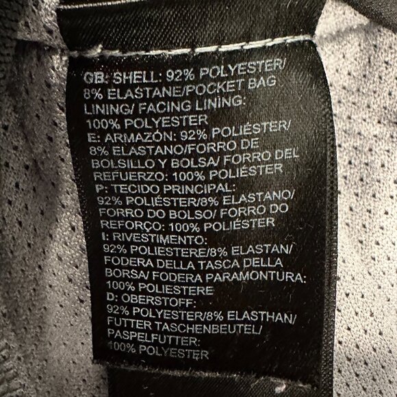 The North Face Womens Jacket Full Zip Charcoal Gray Soft Shell GLU Logo Size Med - Picture 8 of 9